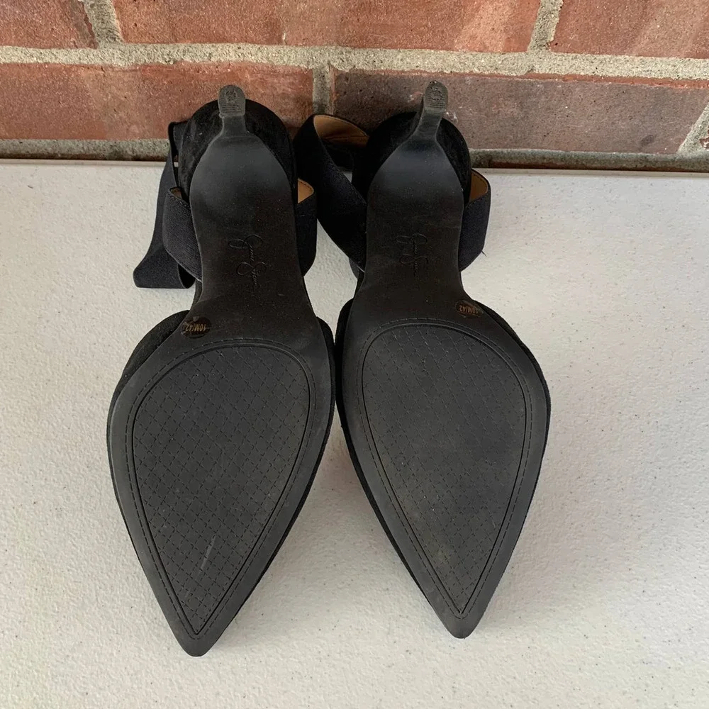 Jessica Simpson Perinna Pointed-toe Stiletto Heel Ankle Strap Pumps Women US 10M - Picture 6 of 9